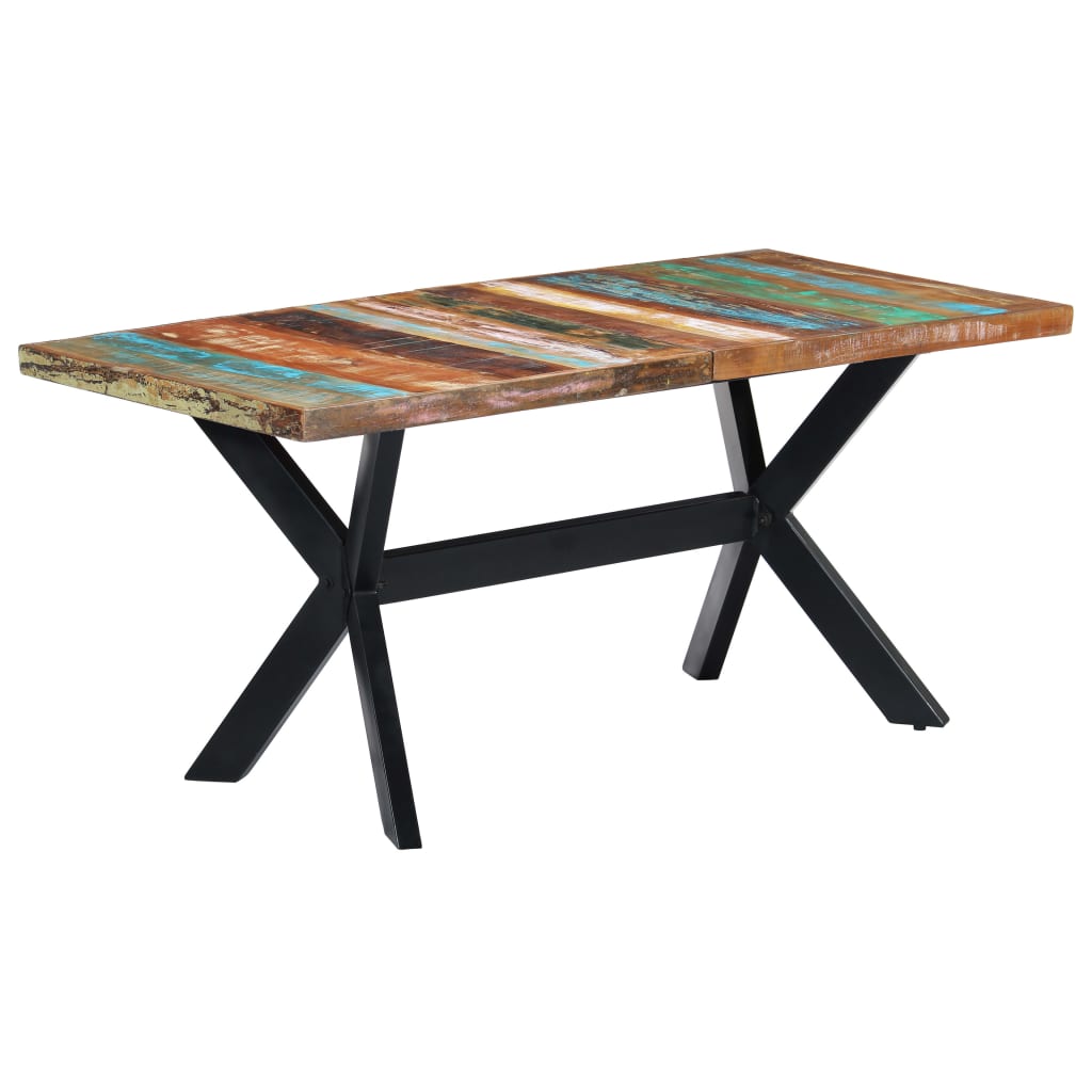 Esstisch Massivholz Mango und Stahlgestell 180 cm