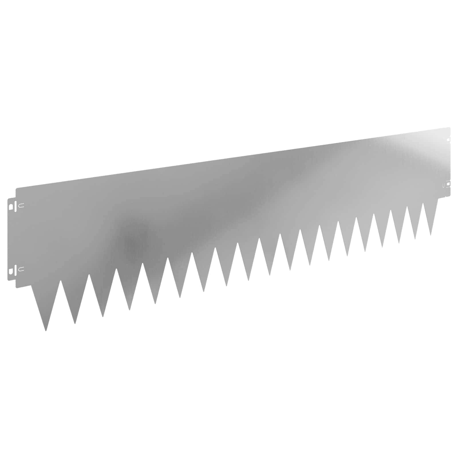 Raseneinfassung 10 pcs Länge Höhe 103 x 15 cm Stahl Schwarz