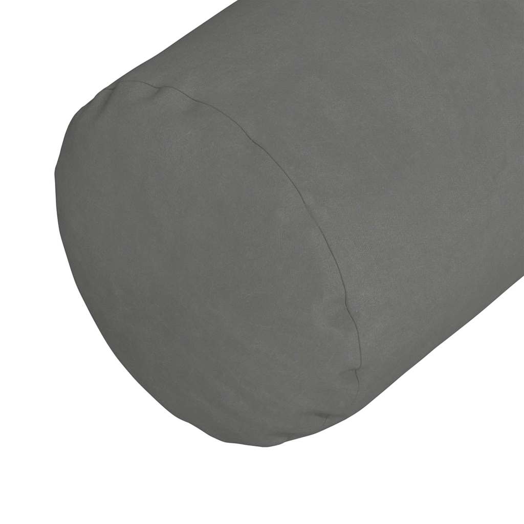 Bolsterkissen 2 Stück Taupe Ø 15 x 40 cm Mikrofaserstoff