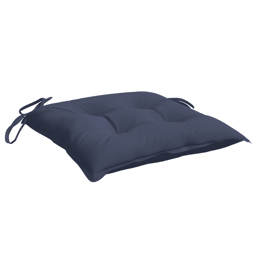 Stuhlkissen 4 Stk. Hellblau 40x40x7 cm Oxford-Gewebe