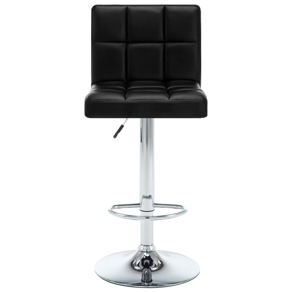 Barhocker 2 Stk. Weinrot Kunstleder