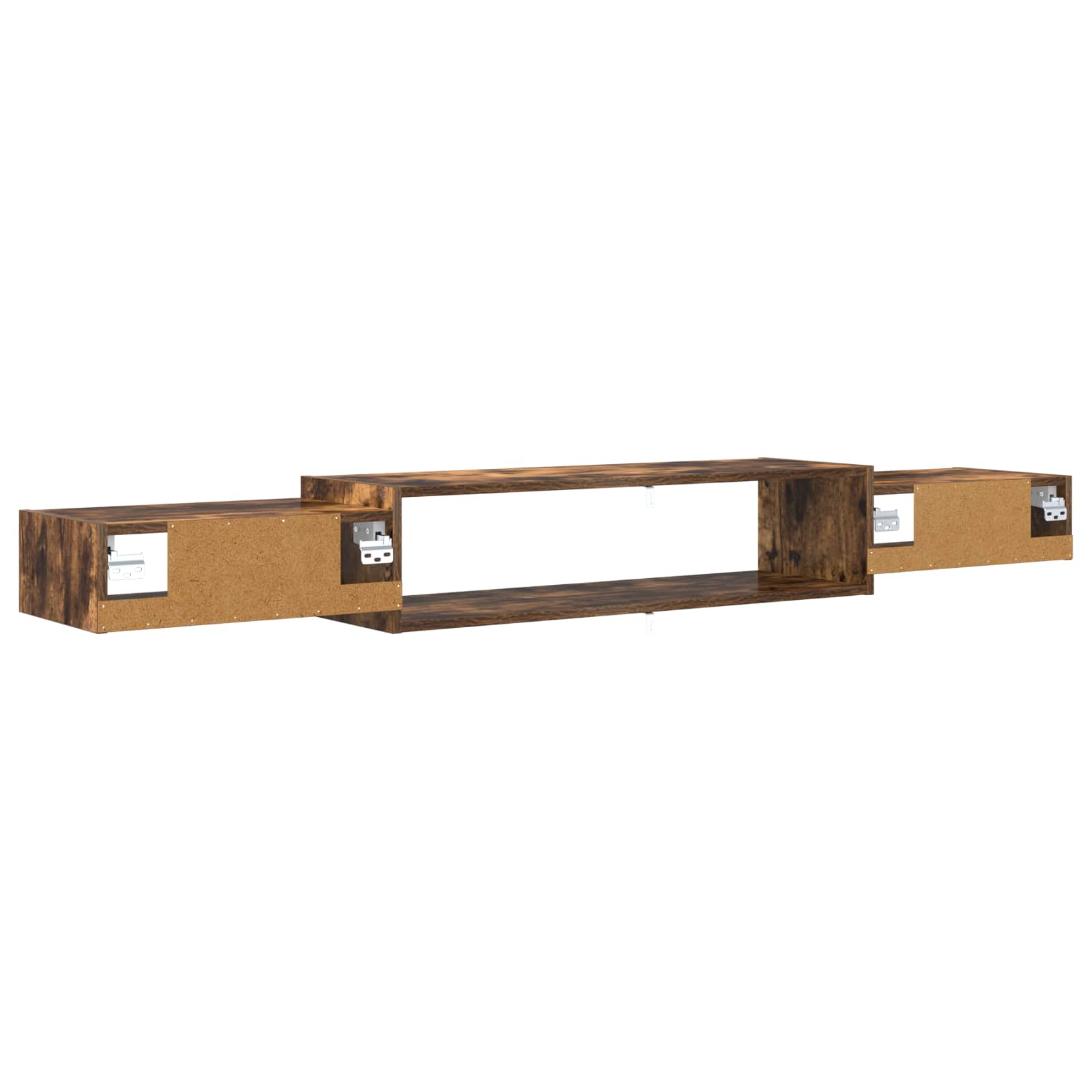 Wandmontierter TV-Schrank Wandhalterung Weiß 140 x 28 x 21 cm