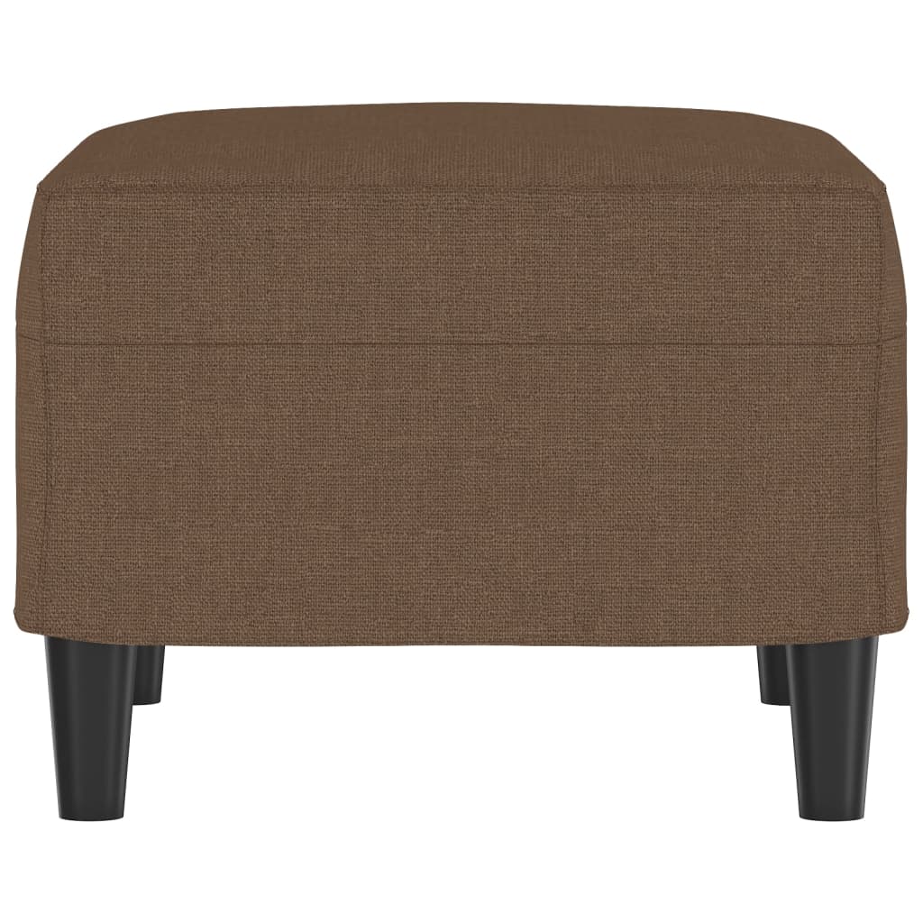 Fußhocker Hellgrau 60x50x41 cm Stoff