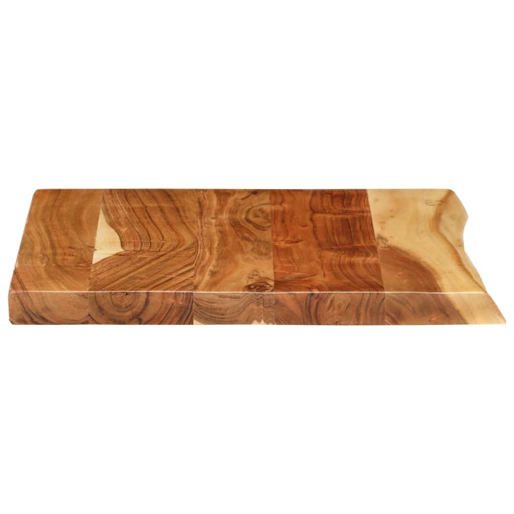 Badezimmer-Waschtischplatte Massivholz Akazie 100x52x2,5 cm