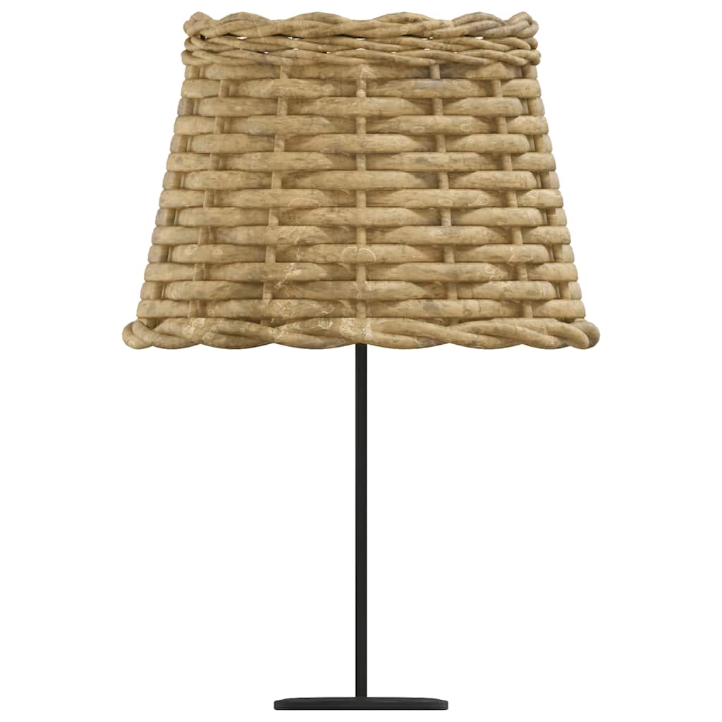 Lampenschirm Weiß Ø15x12 cm Korbweide