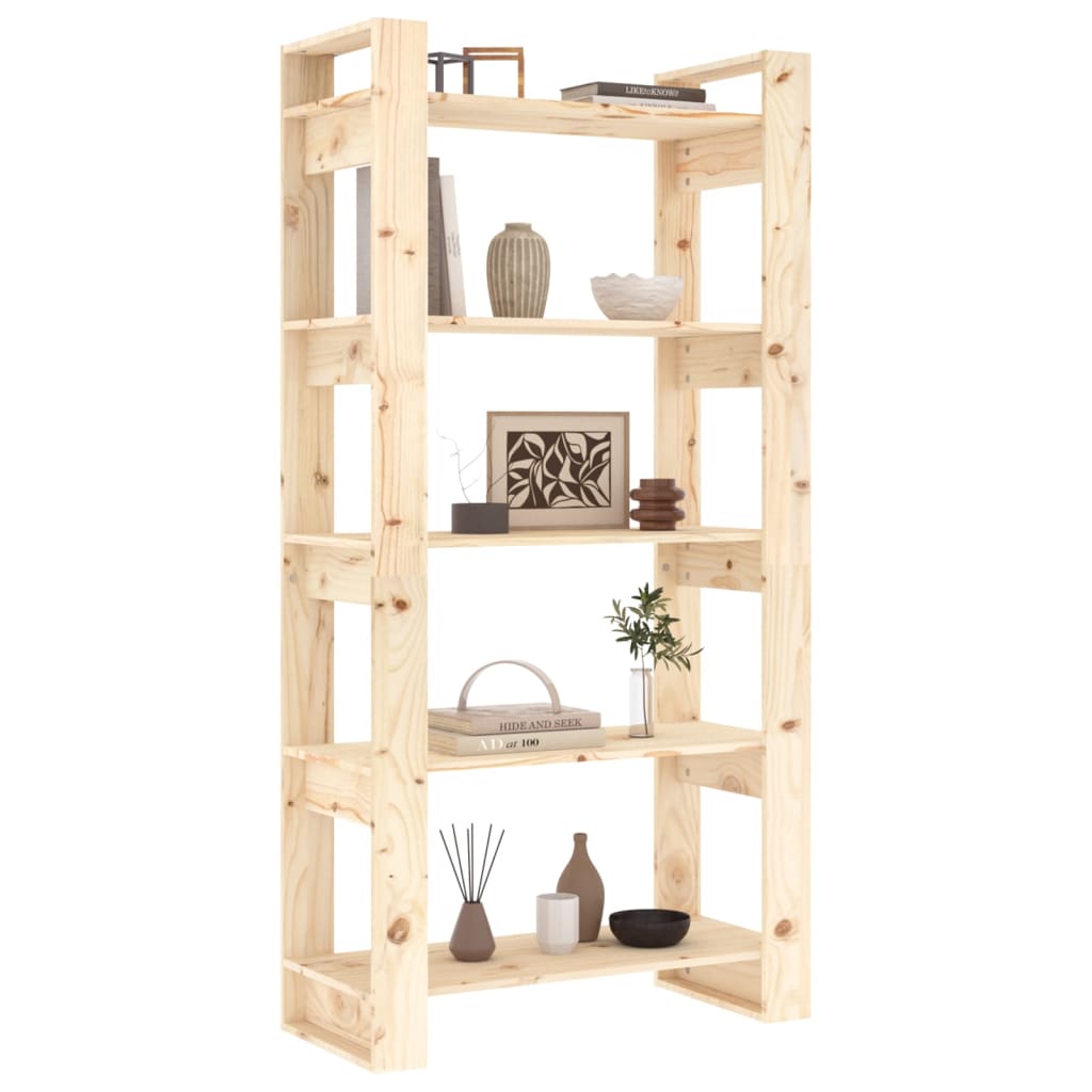 Bücherregal/Raumteiler 41x35x57 cm Massivholz Kiefer
