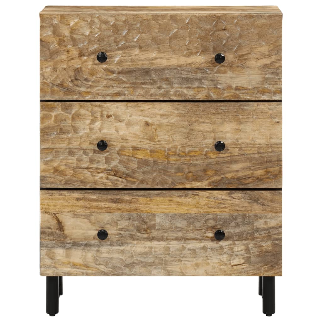 Beistellschrank 60x33x75 cm Massivholz Akazie