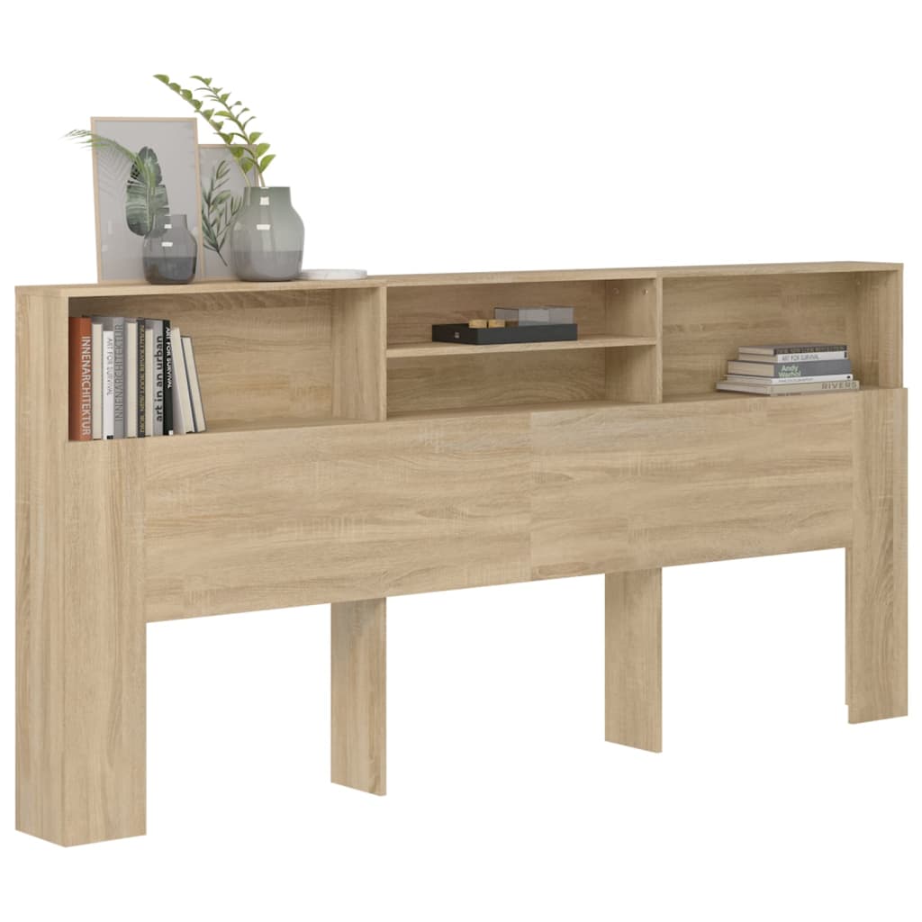 Bett-Kopfteil mit Ablagen Weiß 100x19x103,5 cm
