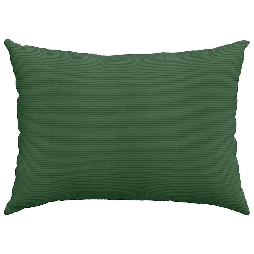 Sofakissen 2 Stück Hellgrau 50 x 30 cm Cordstoff