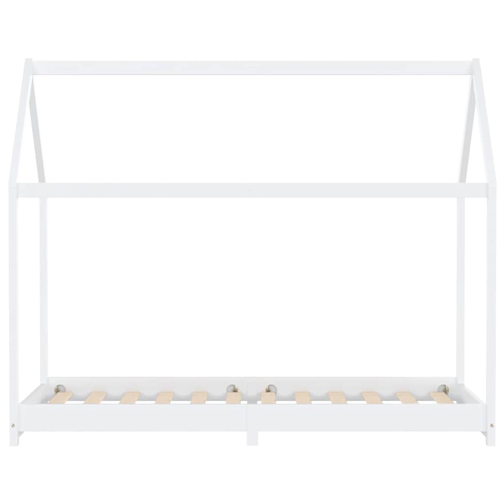 Kinder-Bettgestell Massivholz Kiefer 70 x 140 cm