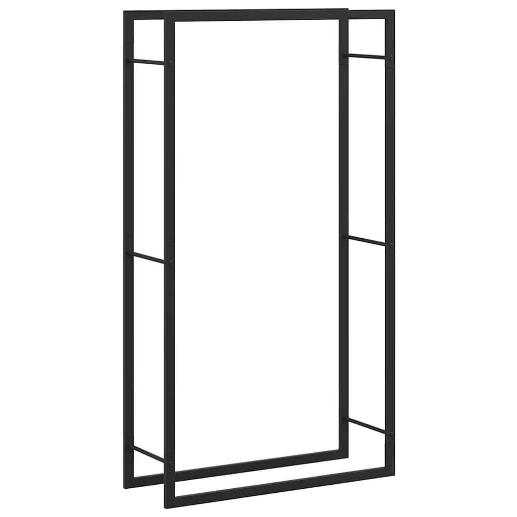 Brennholzregal 50x28x94 cm Edelstahl
