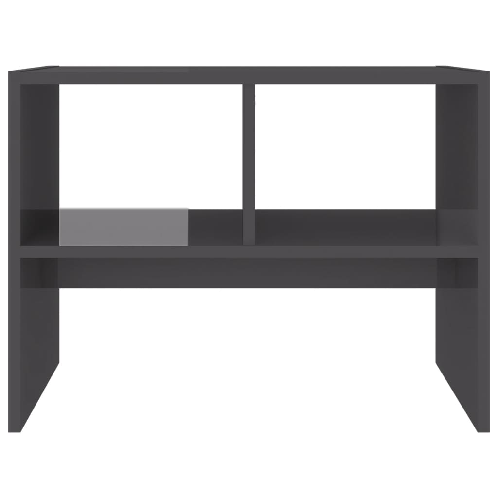 Beistelltisch Grau 60x40x45 cm Holzwerkstoff