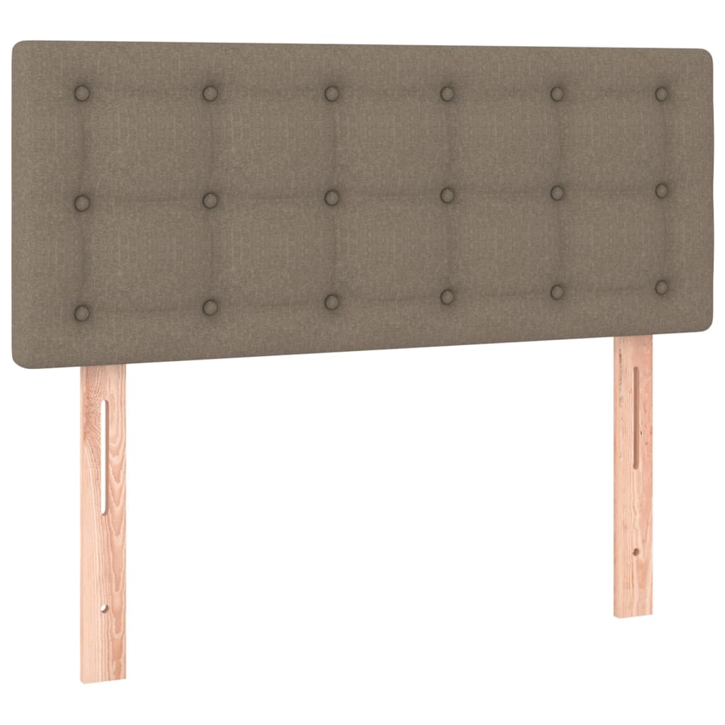 Kopfteil Hellgrau 80x5x118/128 cm Stoff