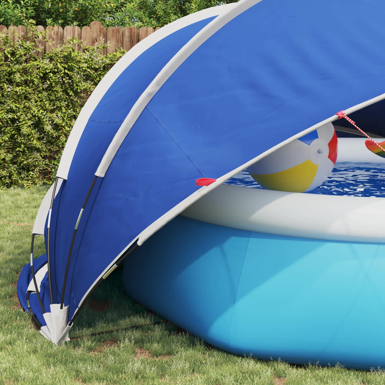 Pool-Dome 336 x 322 x 160 cm 185T Polyester mit PU-Beschichtung