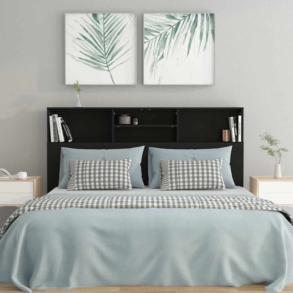 Bett-Kopfteil mit Ablagen Weiß 100x19x103,5 cm