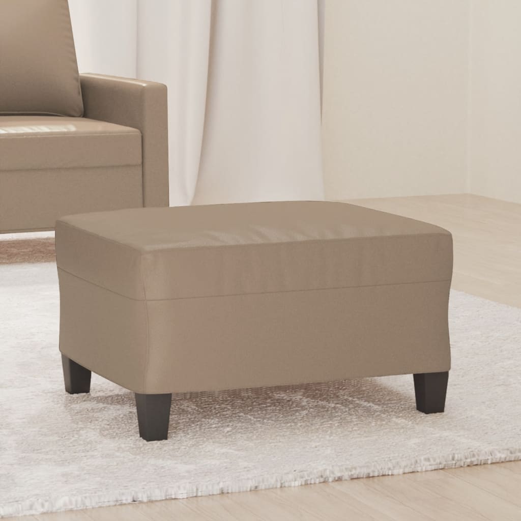 Fußhocker Schwarz 60x50x41 cm Kunstleder