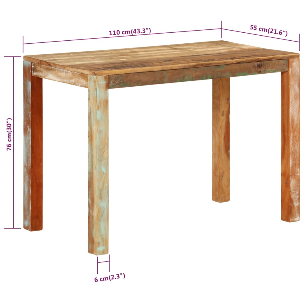 Esstisch Massivholz Mango 82x80x76 cm