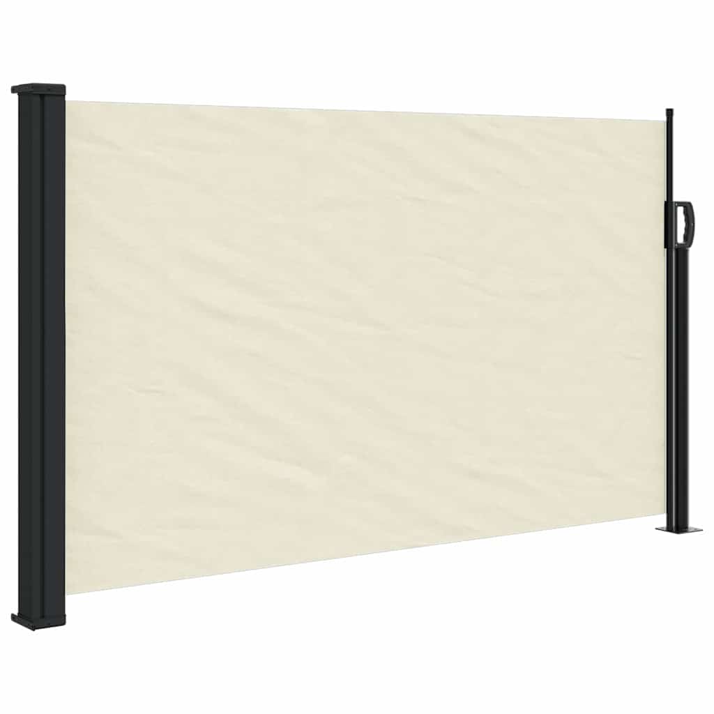 Seitenmarkise Ausziehbar Schwarz 100x300 cm