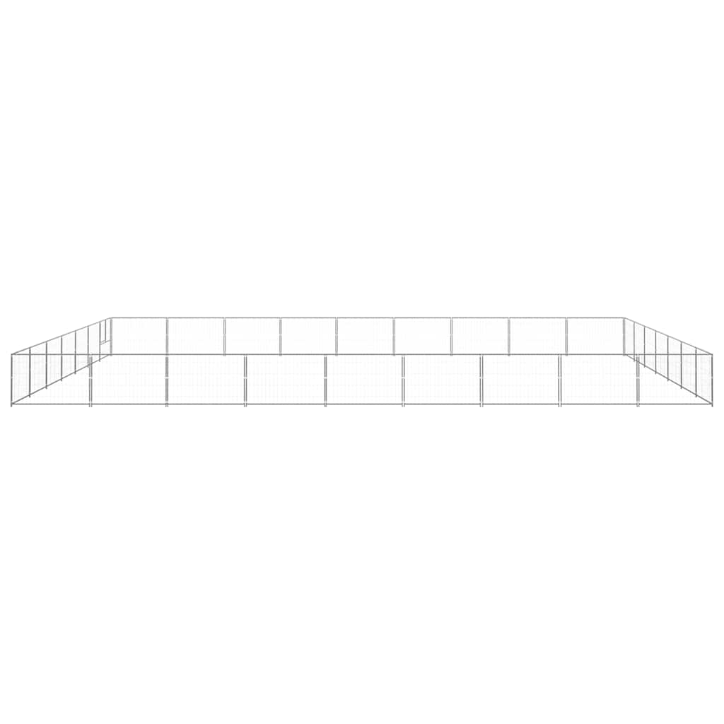 Hundezwinger Schwarz 4 m² Stahl
