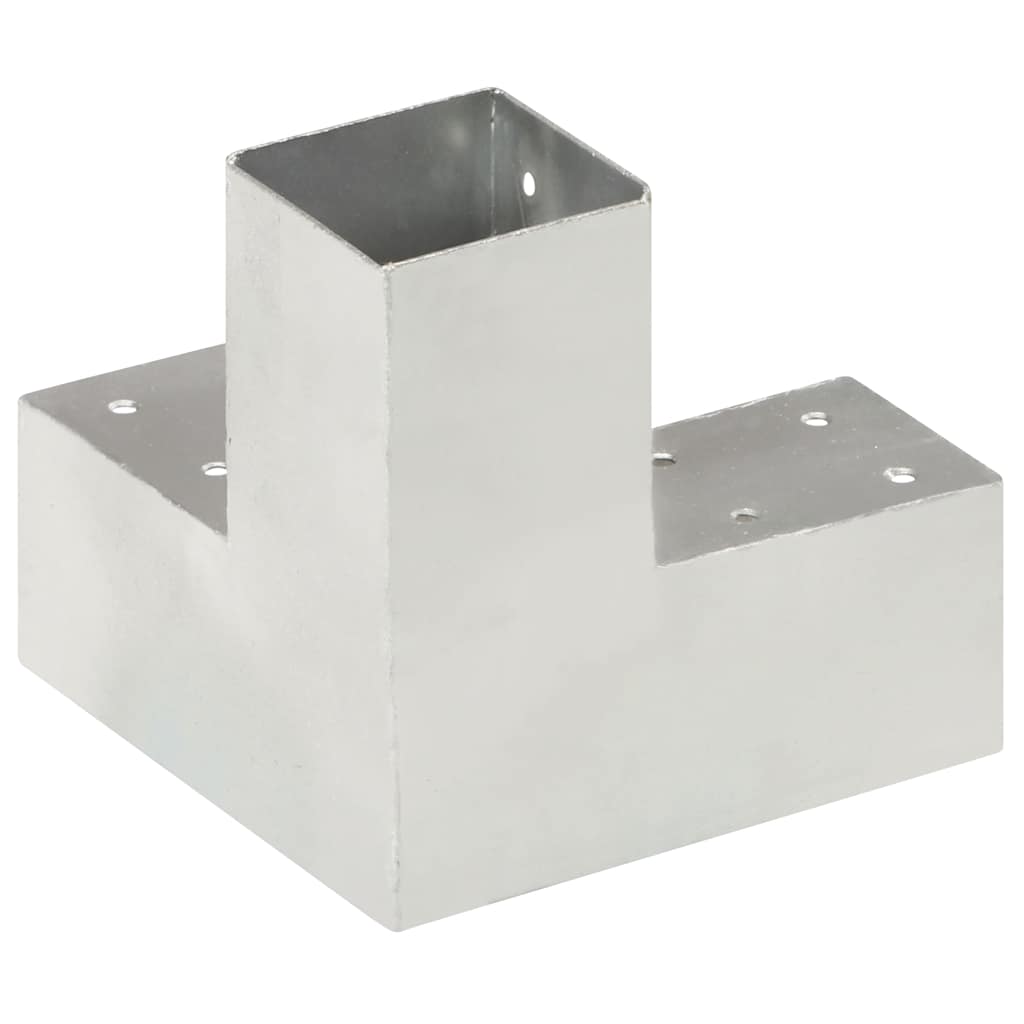 Pfostenverbinder L-Form Verzinktes Metall 71 x 71 mm