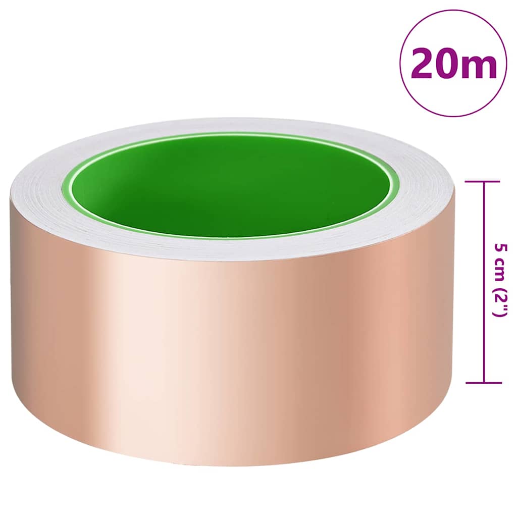Kupferband zum Schneckenschutz Kupfer 30 mm x 20 m Kupfer