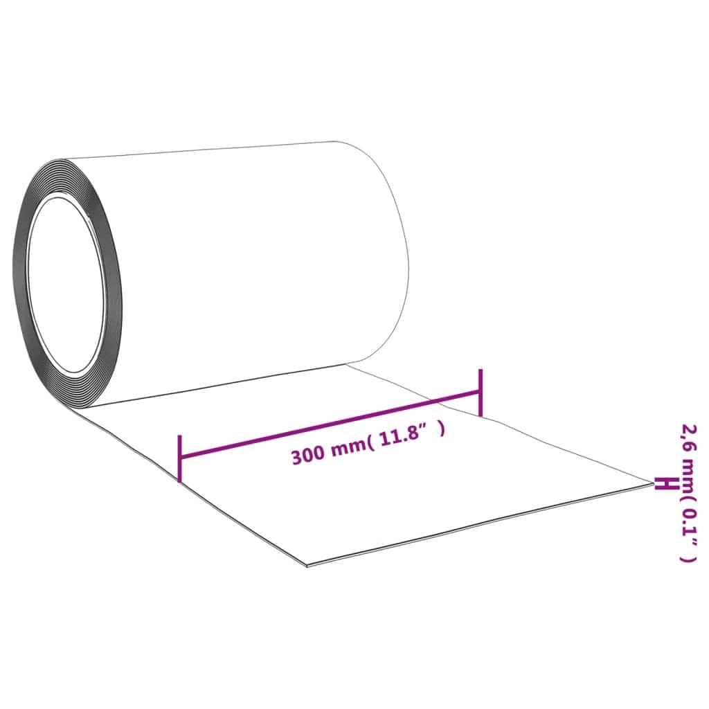 Türvorhang Transparent 200x1,6 mm 10 m PVC