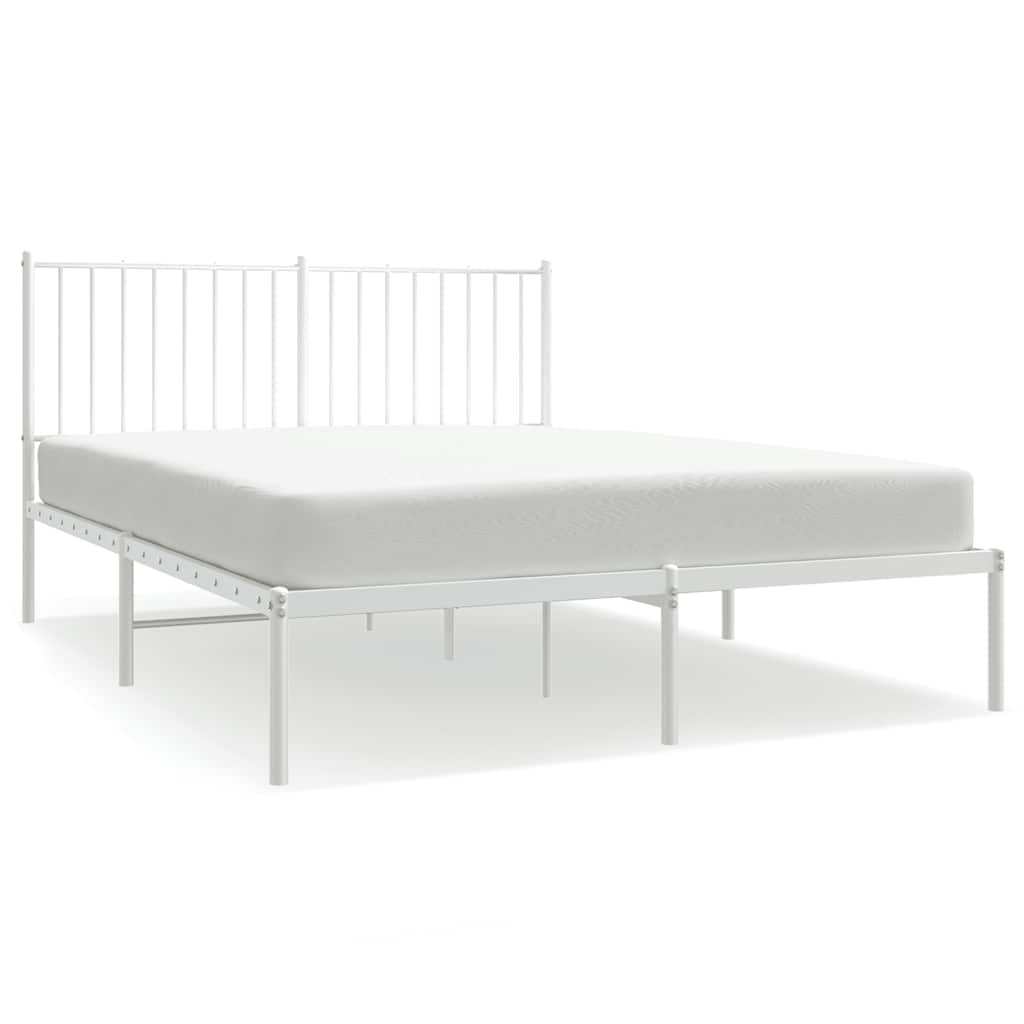 Bettgestell Metall Schwarz 75x190 cm