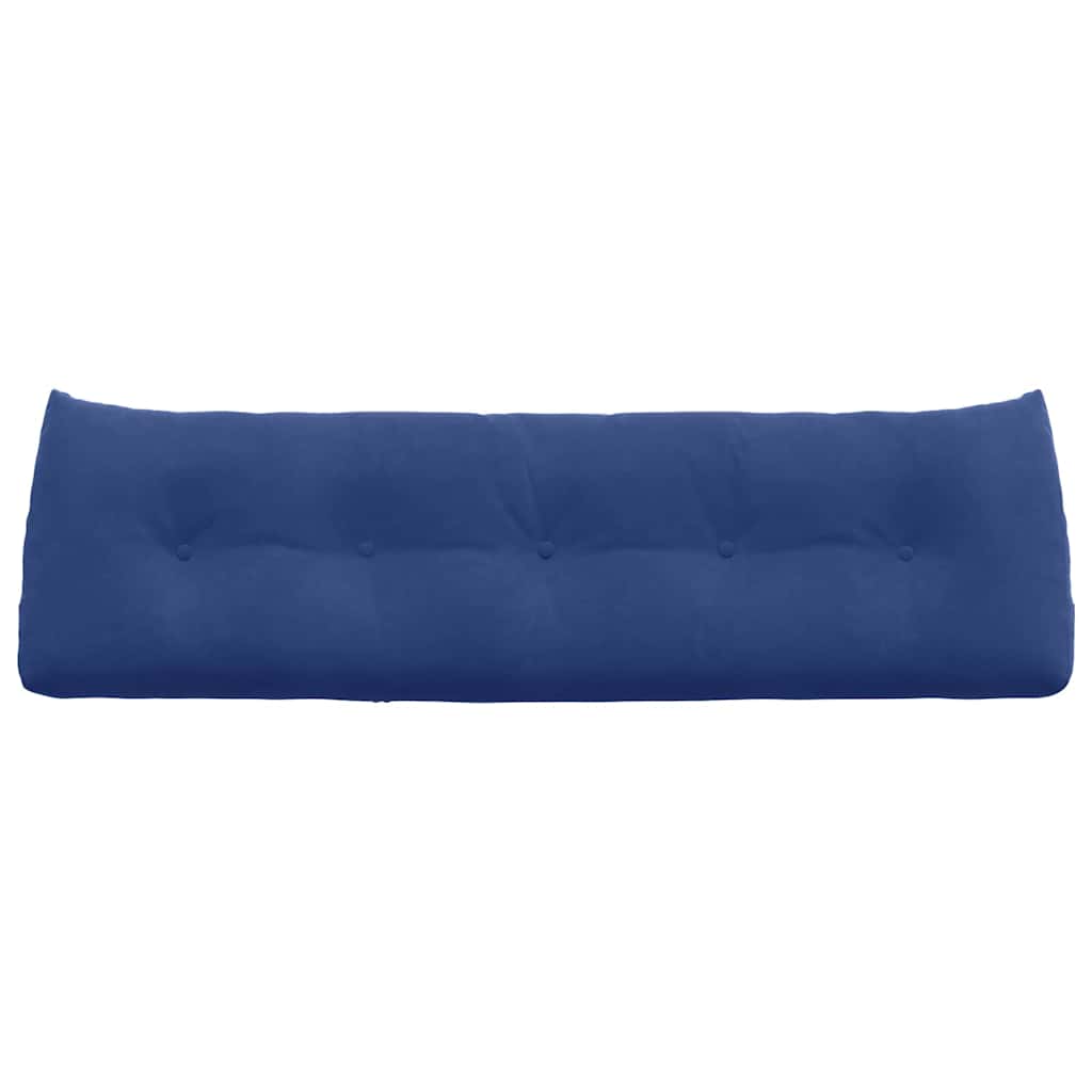 Rückenkissen Blau 45 x 24 x 50 cm Samt