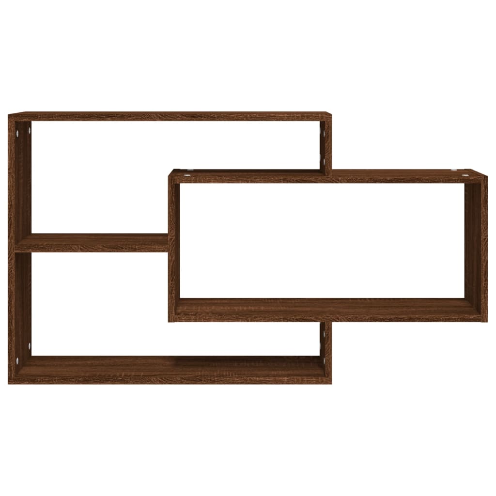 Wandregale Weiß 104x20x58,5 cm Holzwerkstoff