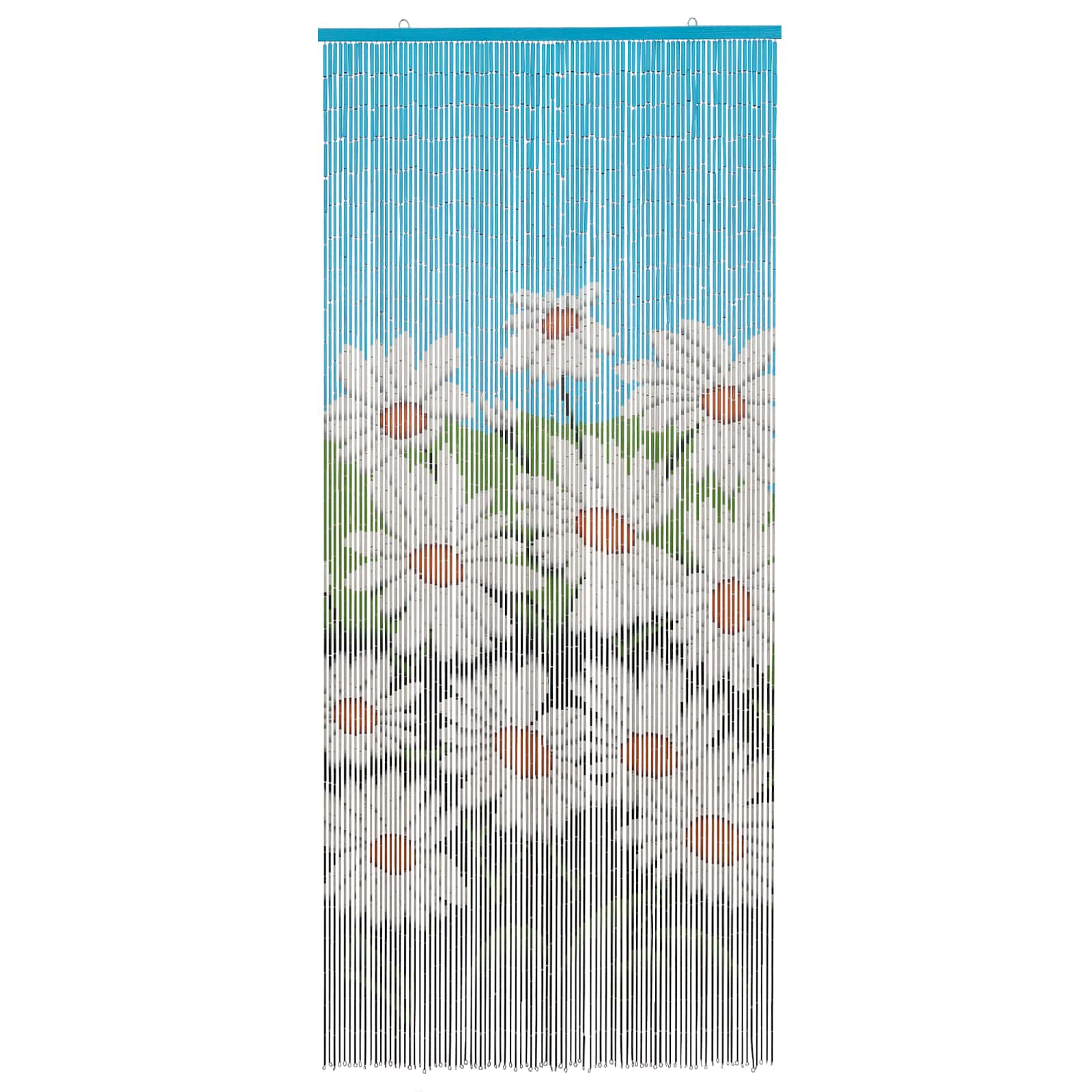Insekten-Türvorhang Bambus Druck 90x220 cm Bambus