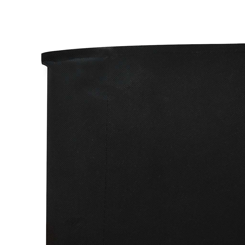 3-teiliges Windschutzgewebe 400 x 120 cm Weiß