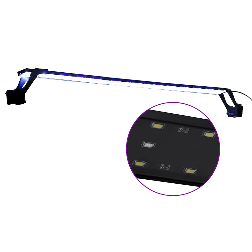 LED-Aquariumleuchte mit Klemme 25-45 cm Blau und Weiß