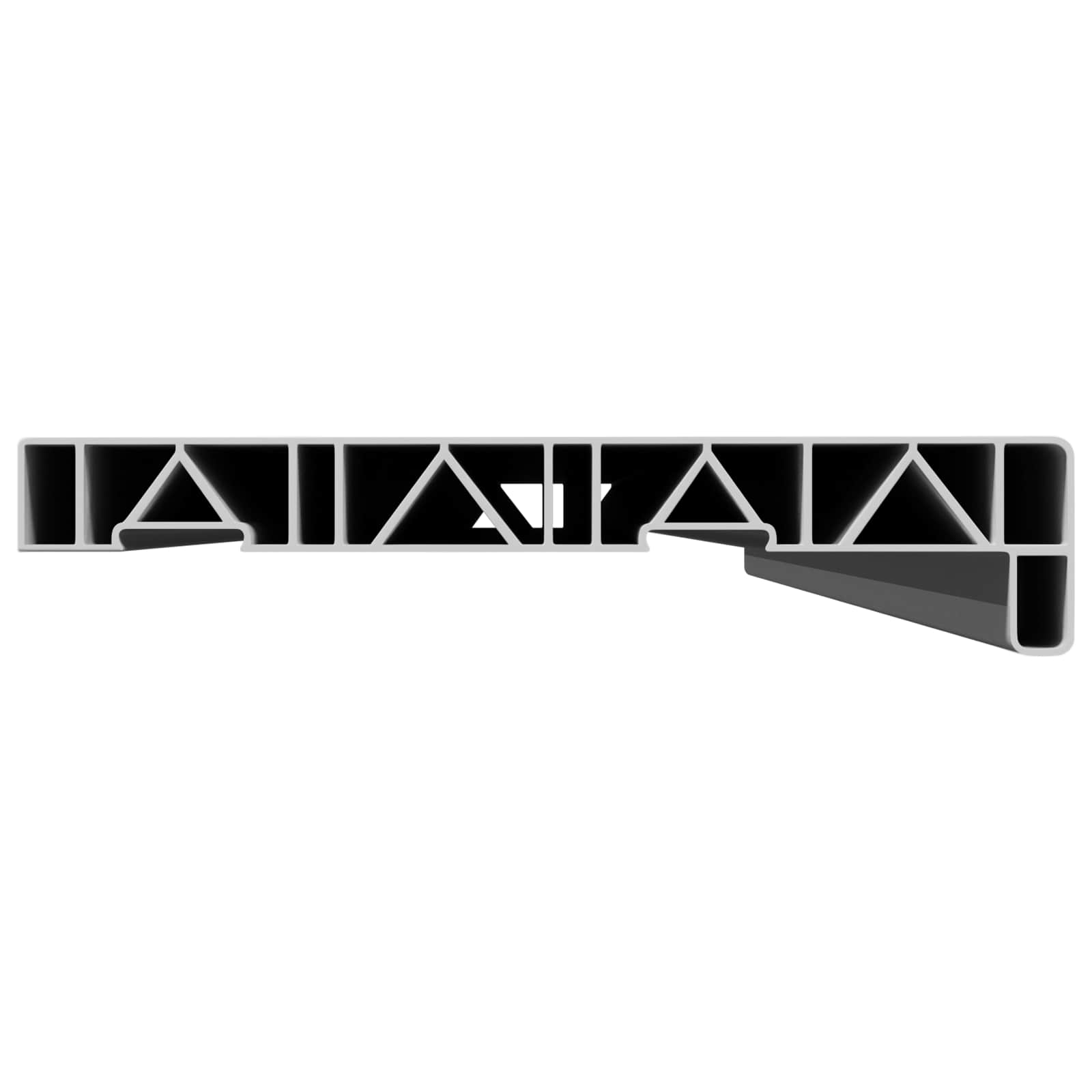 Fensterbank Weiß 60 x 10 x 4,5 cm PVC