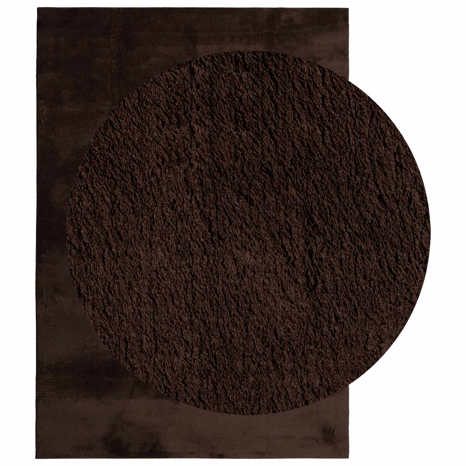 Teppich HUARTE Kurzflor Weich und Waschbar Anthrazit 60x110 cm