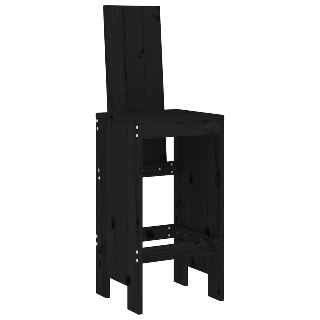 Barhocker 2 Stk. 40x42x120 cm Massivholz Kiefer
