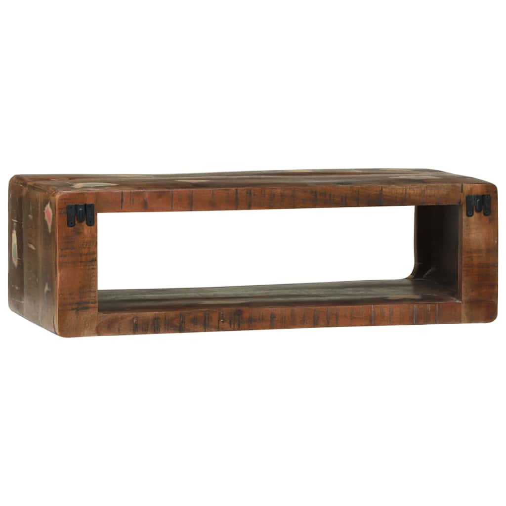 TV-Schränk mit Regal Braun 60 x 30 x 25 cm Massivholz Mango