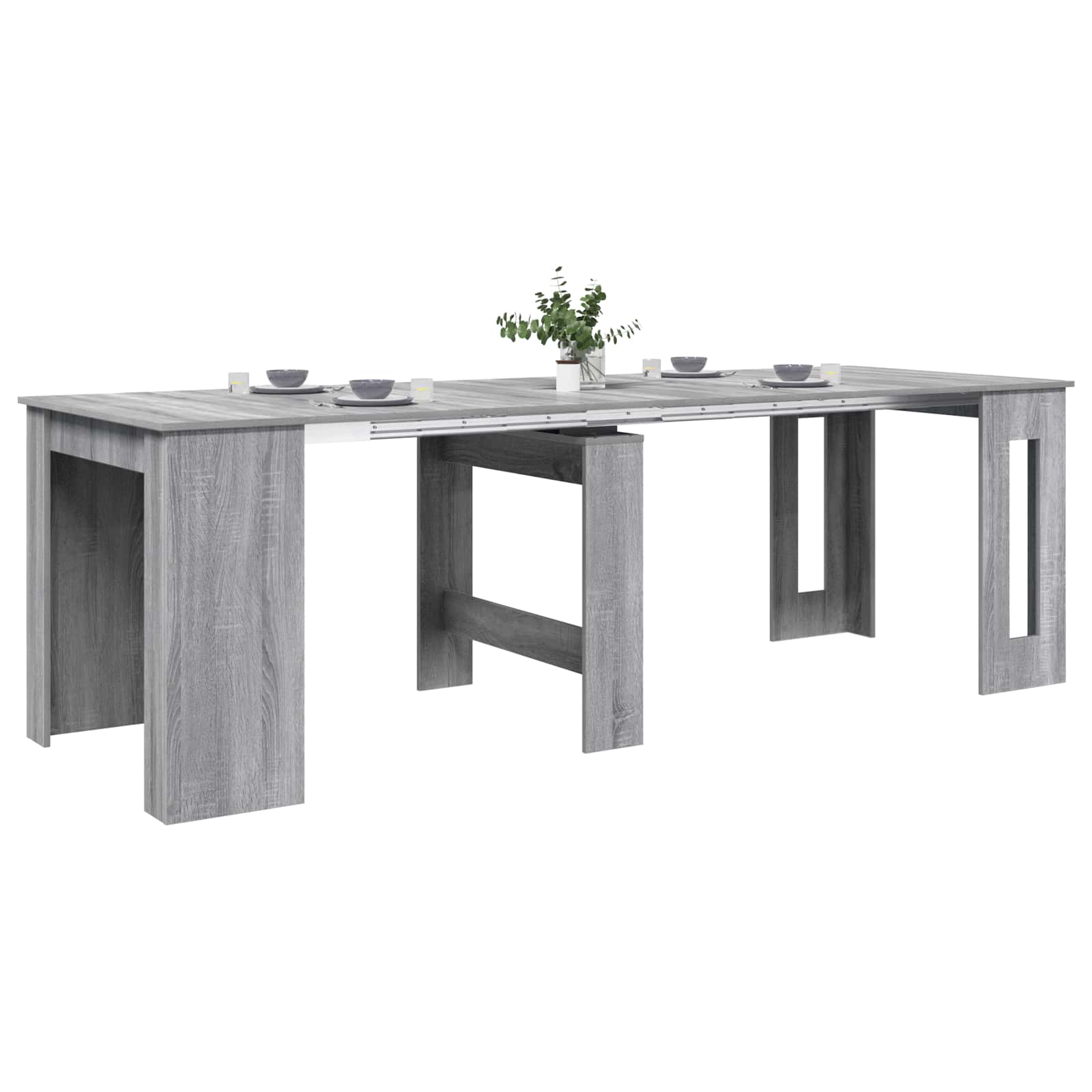 Esstisch 180 x 85 x 75 cm Holzwerkstoff Schwarze Eiche