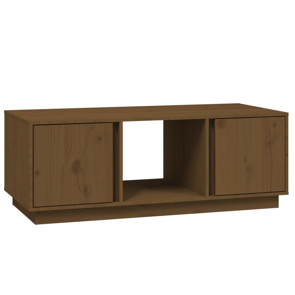 Couchtisch 110x50x40 cm Massivholz Kiefer