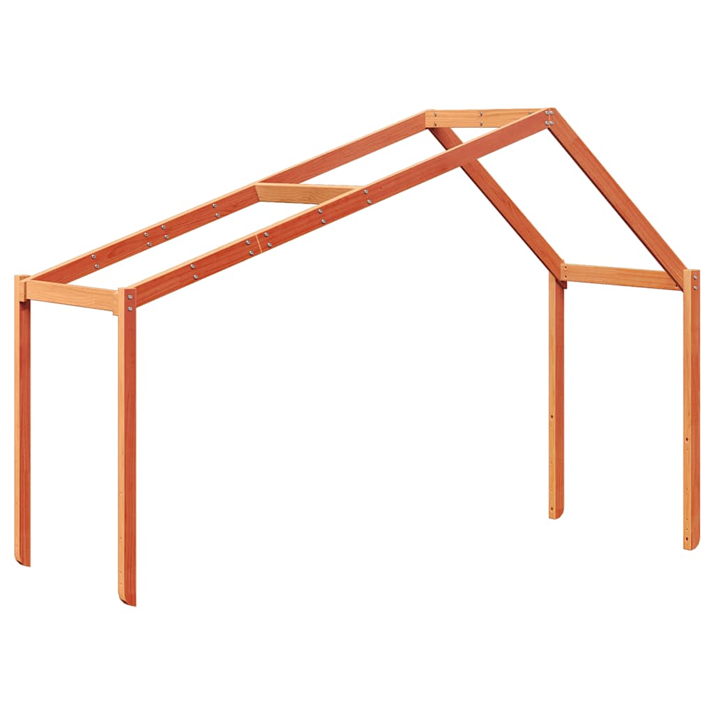 Dach für Kinderbett 213x95,5x144,5 cm Massivholz Kiefer