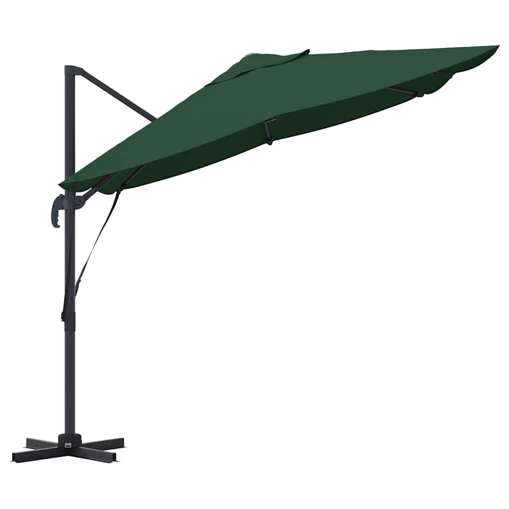 Sonnenschirm Sand 351 x 250 x 260 cm Polyester und Aluminium
