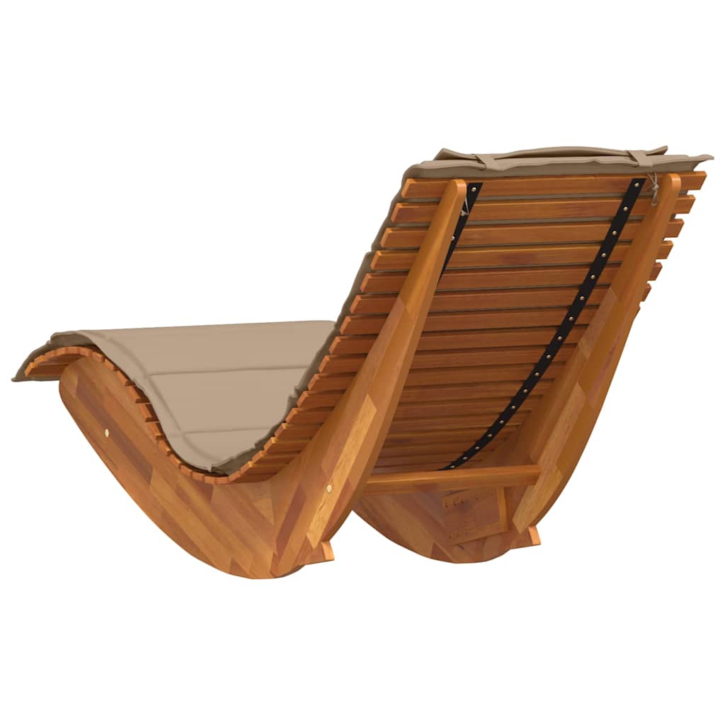 Schaukelstühle Sonnenliegen 2 Stk. Akazienholz