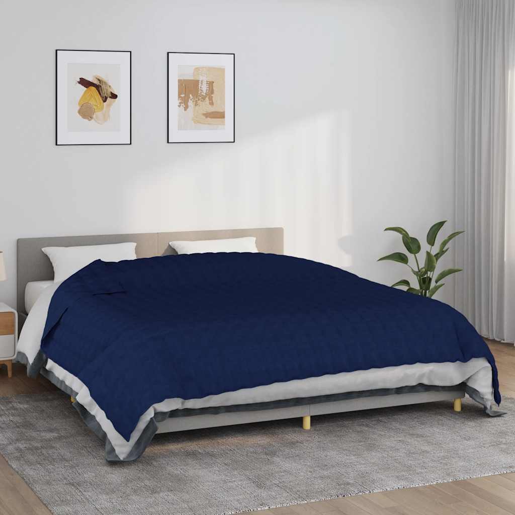 Gewichtsdecke Grau 122x183 cm 5 kg Stoff