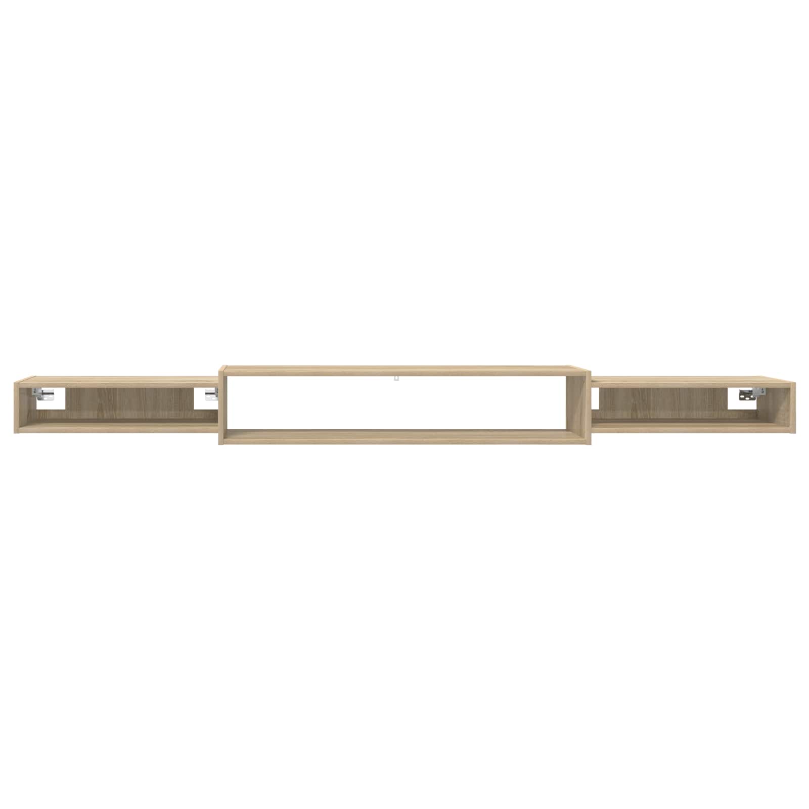 Wandmontierter TV-Schrank Wandhalterung Weiß 140 x 28 x 21 cm