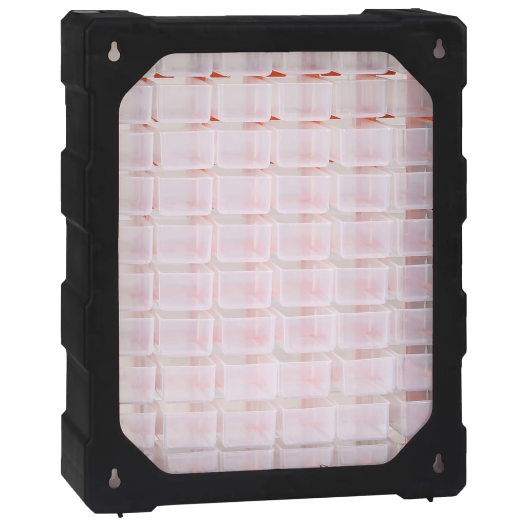 Multi-Schubladen-Organizer mit 64 Schubladen 52x16x37,5 cm