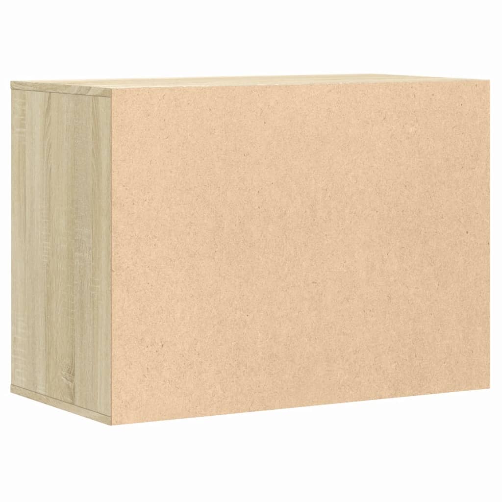 Schubladenschrank Schwarz Eichen-Optik 41 x 40 x 58 cm
