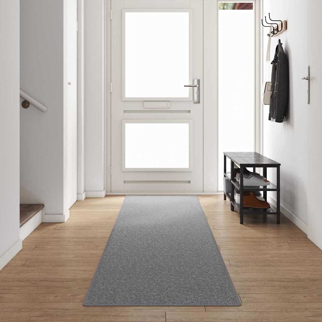 Teppichläufer Anthrazit 80 x 500 cm 100% Polypropylen