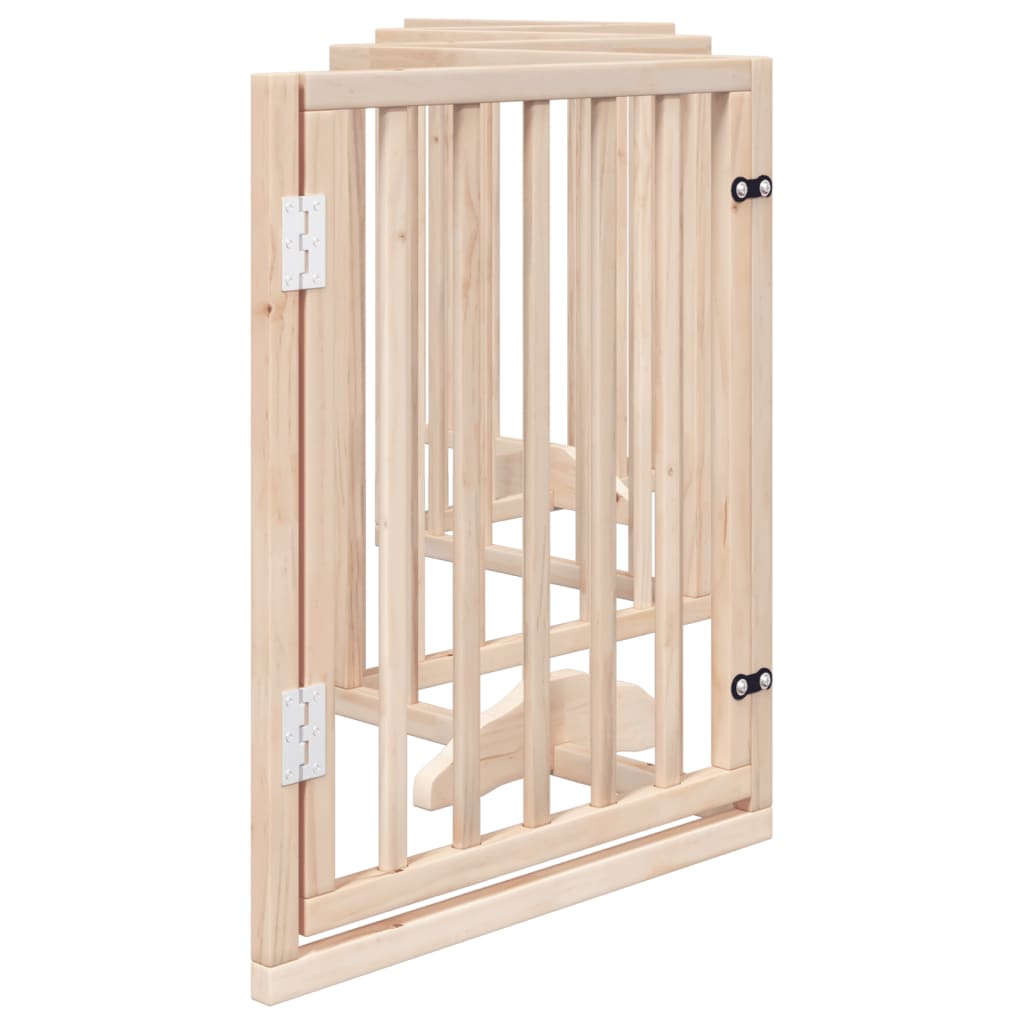 Hundegitter Faltbar 3 Paneele 150 cm Pappelholz