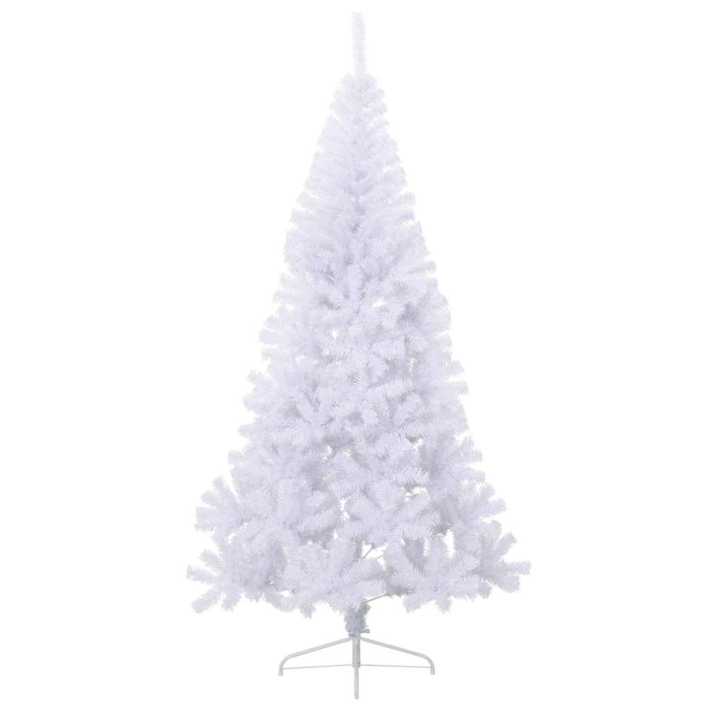 Künstlicher Halb-Weihnachtsbaum mit Ständer Grün 150 cm PVC