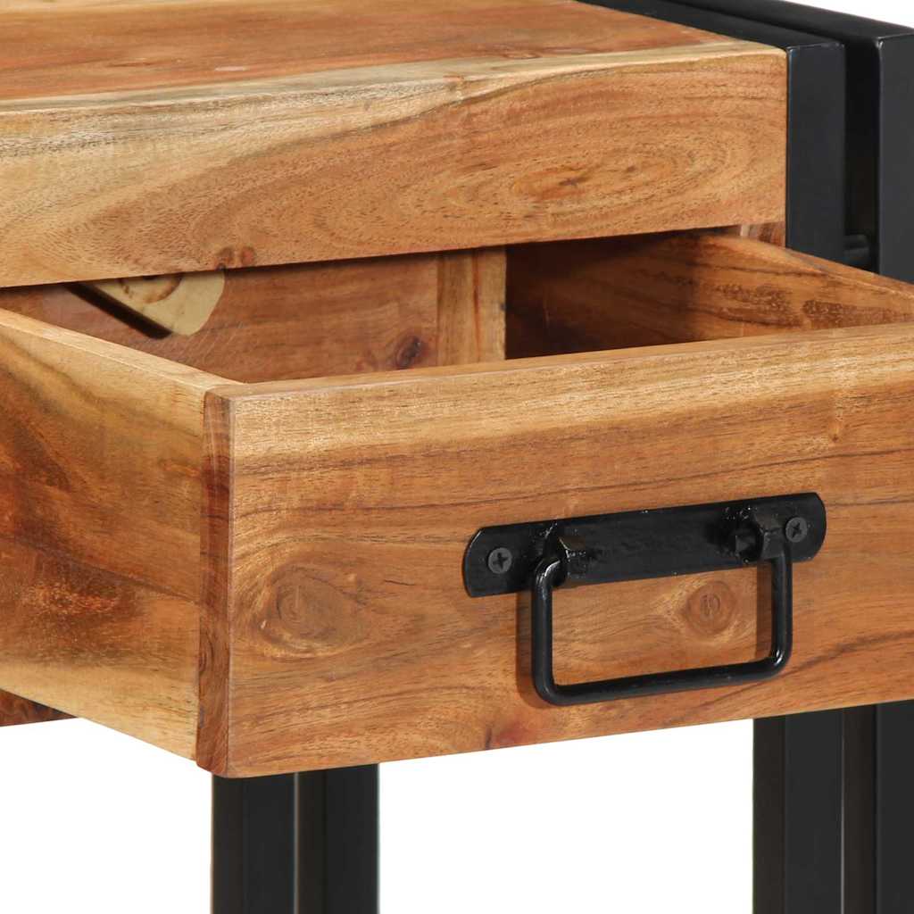Nachttisch 40 x 35 x 50 cm Massives upgecyceltes Holz