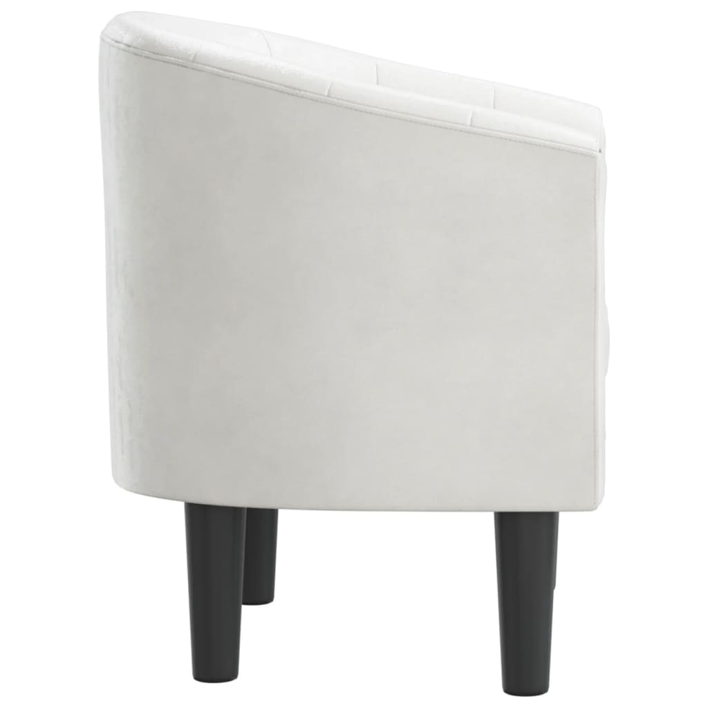 Clubsessel Grau Kunstleder